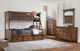 American Woodcrafters Oakdale Youth Honey Oak Twin Over Full Bunkbed with Trundle-1