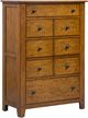 Liberty Furniture Grandpas Cabin 5-Piece Aged Oak Queen Sleigh Bedroom Set-5