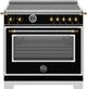 Bertazzoni Heritage Series 36" Fingerprint Resistant Nero Matt Pro Style Induction Range with Gold Accents-0