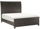 Mazin Furniture Hebron Dark Dark Cherry Eastern King Sleigh Bed-1