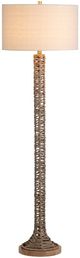 Crestview Collection Tyrien Beige Floor Lamp-2