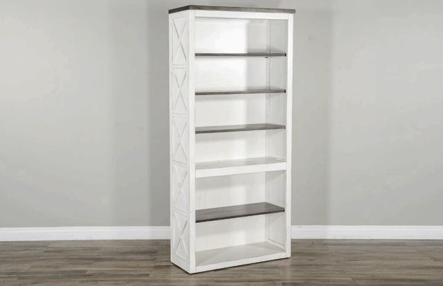 Sunny Designs™ European Cottage/Charcoal Gray Bookcase-1