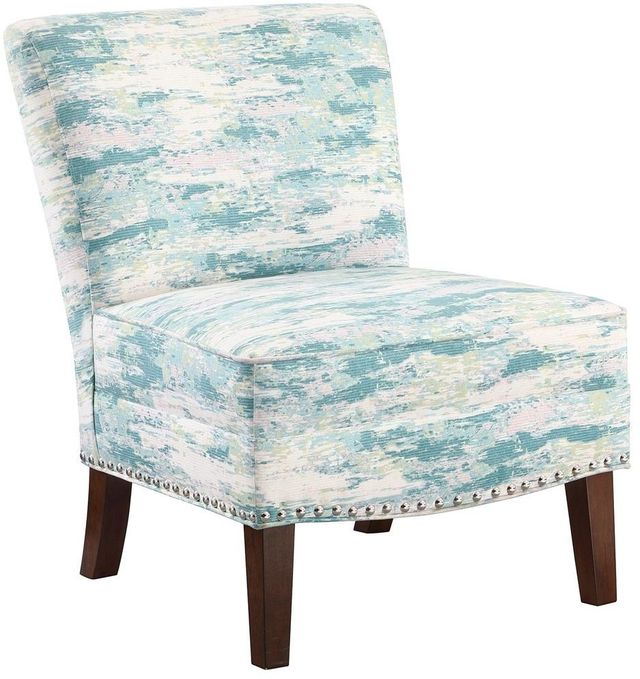 Olliix by Madison Park Hayden Blue Multi Slipper Accent Chair-1