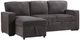 Global Furniture USA U0203 Dark Gray Reversible Pull-Out Sofa Bed -0