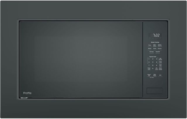 GE Profile™ 2.2 Cu. Ft. Black Built In Microwave-3