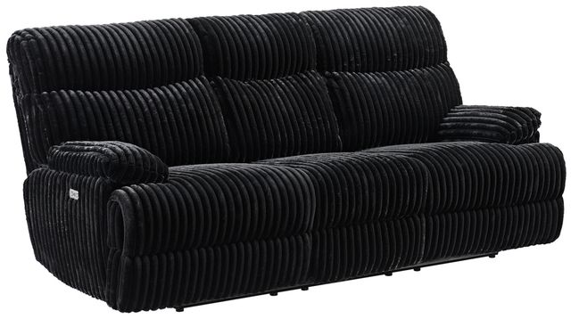 Elements International Admiral Black Power Motion Sofa-0