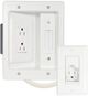 Sanus® White In-Wall TV Power and Cable Management Kit-0