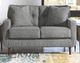 Ashley® Zardoni Charcoal Loveseat-1