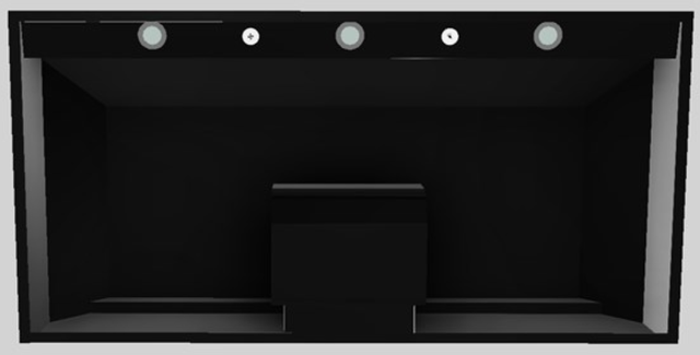 Vent-A-Hood® Designer Series 48" Black Wall Mounted Range Hood-1
