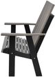 Nature's Best Furniture Customizable Contemporary 4' Polyethylene Outdoor Bench Loveseat-2