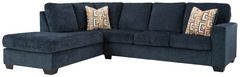 Signature Design by Ashley® Aviemore 2-Piece Ink Left-Arm Facing Sectional and Chaise