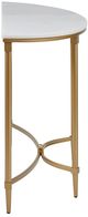 Olliix by Madison Park Signature White/Gold Bordeaux Console Table-3