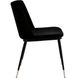 TOV Furniture Evora Black Velvet Chair-2