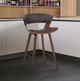 Armen Living Jagger Brown/Walnut Counter Stool-1