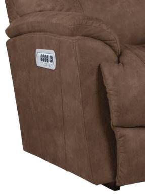 La-Z-Boy® Morrison Whiskey Power Rocking Recliner with Headrest and Lumbar-1