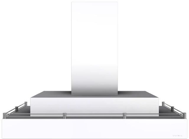 Vent-A-Hood® 42" White Contemporary Wall Mount Range Hood-0