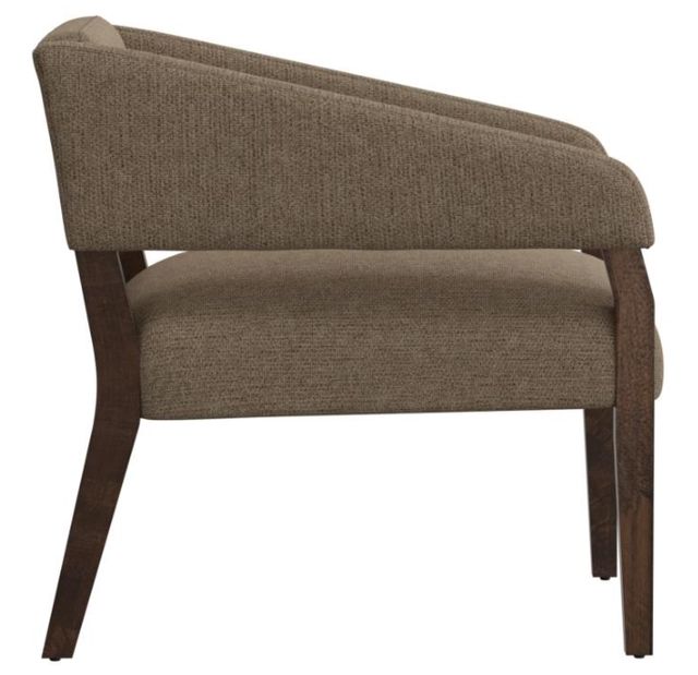 International Furniture Direct Murcia Brown/Lacquer Brown Accent Chair-2