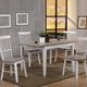 Winners Only® Brantley Gray Top  Dining Table with White Base-1