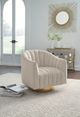Signature Design by Ashley® Penzlin Pearl Swivel Accent Chair-4