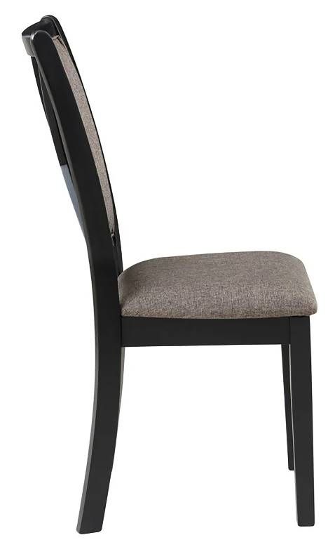 New Classic® Home Furnishings Potomac Black/Brown Dining Chair-3