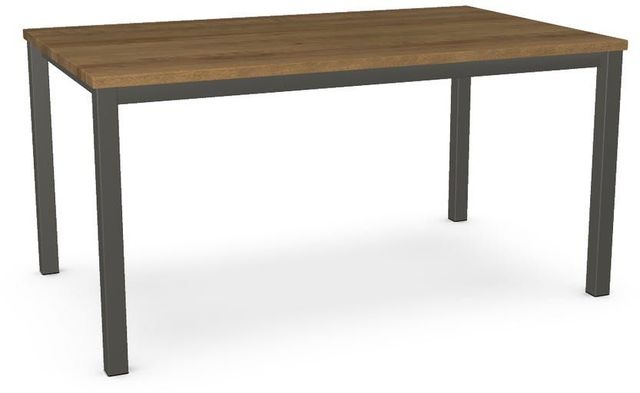 Amisco Customizable Ricard Solid Birch Dining Table with 1" Thick Tabletop-0
