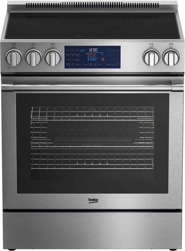Beko 30" Stainless Steel Slide In Electric Range-0