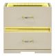 Furniture of America® Lucida Beige Nightstand-0