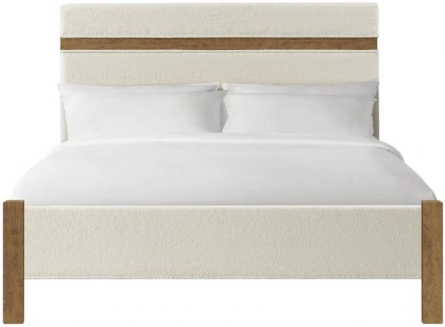 Riverside Furniture Bozeman Toasted Almond/White Queen Upholstered Bed-0