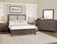Artisan & Post by Vaughan-Bassett Driftwood Gray/Khaki Queen Upholstered Panel Bed-1