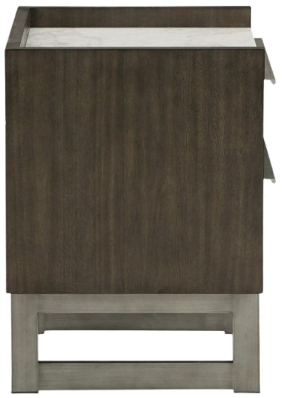 Ashley® Arkenton Grayish Brown/White Nightstand-3