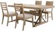 aspenhome® Maddox 5-Piece Beige/Biscotti Upholstered Dining Set-0