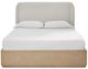 Modus Furniture Penny Buff Cream Ash/Oatmeal Full Upholstered Platform Bed-3