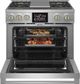 Monogram® Statement Collection 36" Stainless Steel Pro Style Dual Fuel Range-2