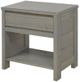 Crate Designs™ Furniture WildRoots Storm Finish 24" Night Table-0