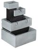 A & B Home Black/Light Gray 4-Tier Decorative Outdoor Fountain-1