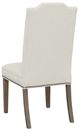 Fairfield® Customizable Entree Dining Empire Tall Tufted Back Dining Chair with Mica Legs-3