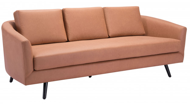 Zuo® Modern Divinity Brown Sofa-0