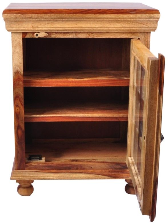 Jaipur Furniture Tahoe Brown Side Cabinet-1