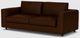 EQ3 Cello Narrow Leather Straight Arm Loveseat-2