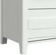 Elements International Tobias White Dresser and Mirror Set with LED-5