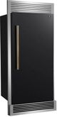 FORNO® Maderno Series Espresso 32" 13.6 Cu. Ft. Black and Antique Brass Right Hinge Built In Convertible Column Refrigerator-2