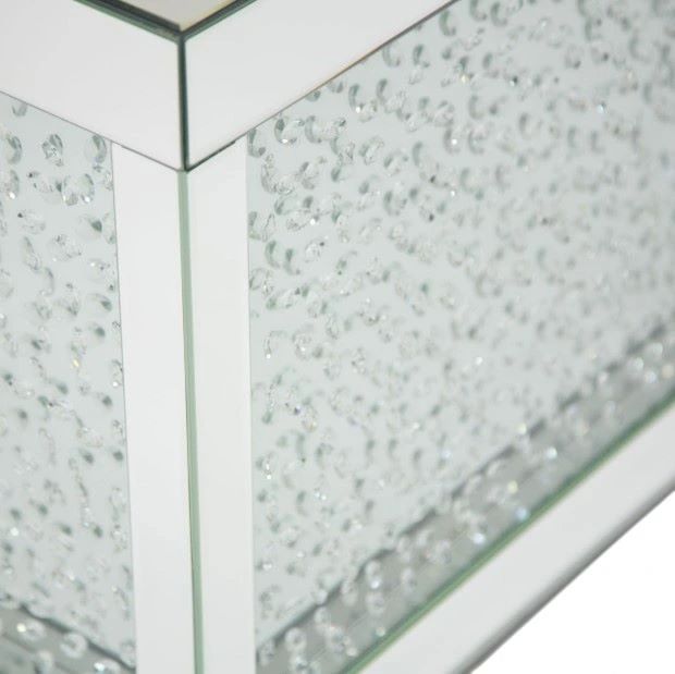 Michael Amini® Montreal™ Mirrored 24" End Table-1