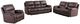 Mazin Furniture Kincaide Brown Manual Reclining Sofa-2