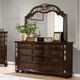 Furniture of America® Theodor Brown Cherry Dresser-1