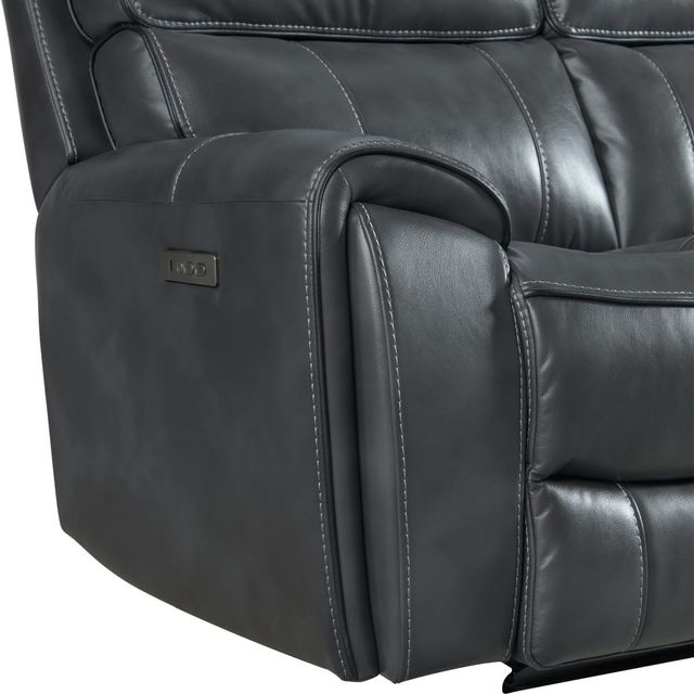 Intercon Silhouette Bolero Slate Dual-Power Sofa-3