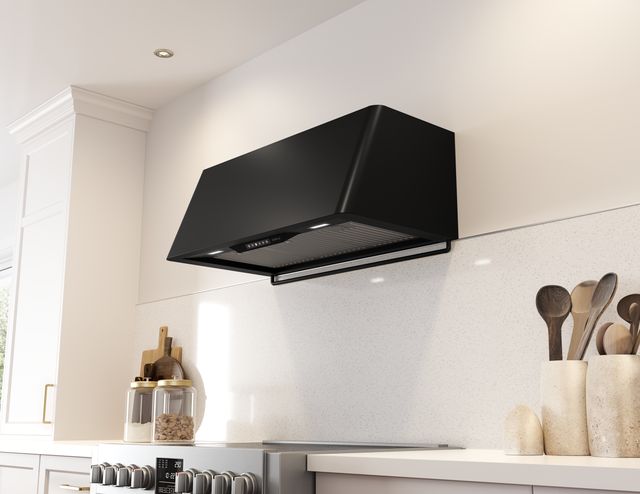 Zephyr Designer Collection Mesa 48" Matte Black Wall Mounted Range Hood-4