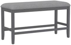 Emerald Home Seneca Gray Gathering Height Bench
