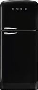 Smeg 50's Style 32'' 19.3 Cu. Ft. Black Top Freezer Refrigerator-0