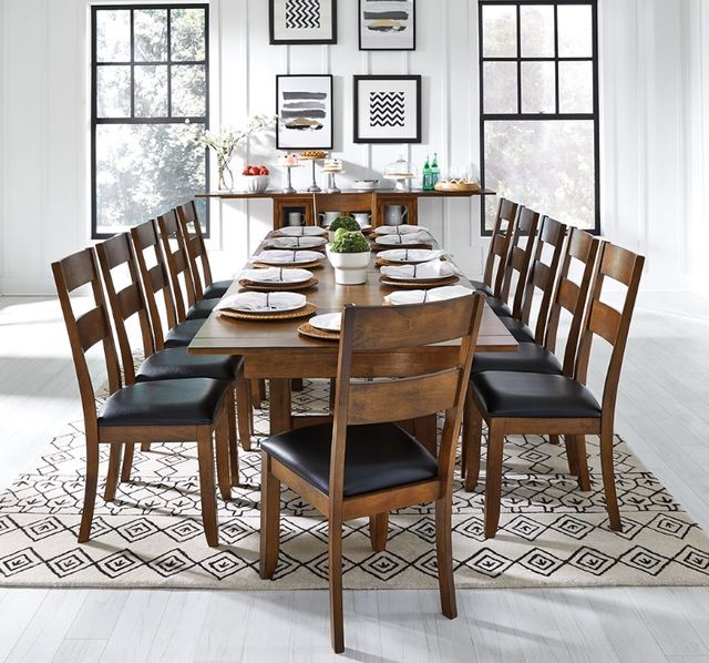 A-America® Mariposa Rustic Whiskey Ladder Back Side Chair-2