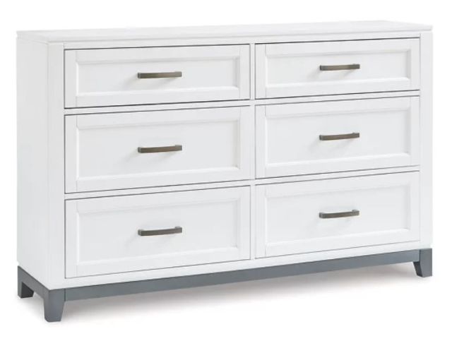 Benchcraft® Brynburg 2-Piece White Queen Panel Storage Bed Set-2
